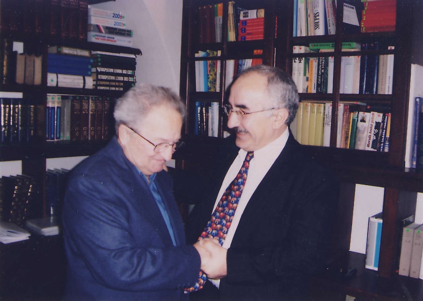 Yekta Uzunoglu with Doc.Karel JECH