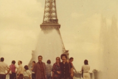 232with my mother and father in Paris ,1975.