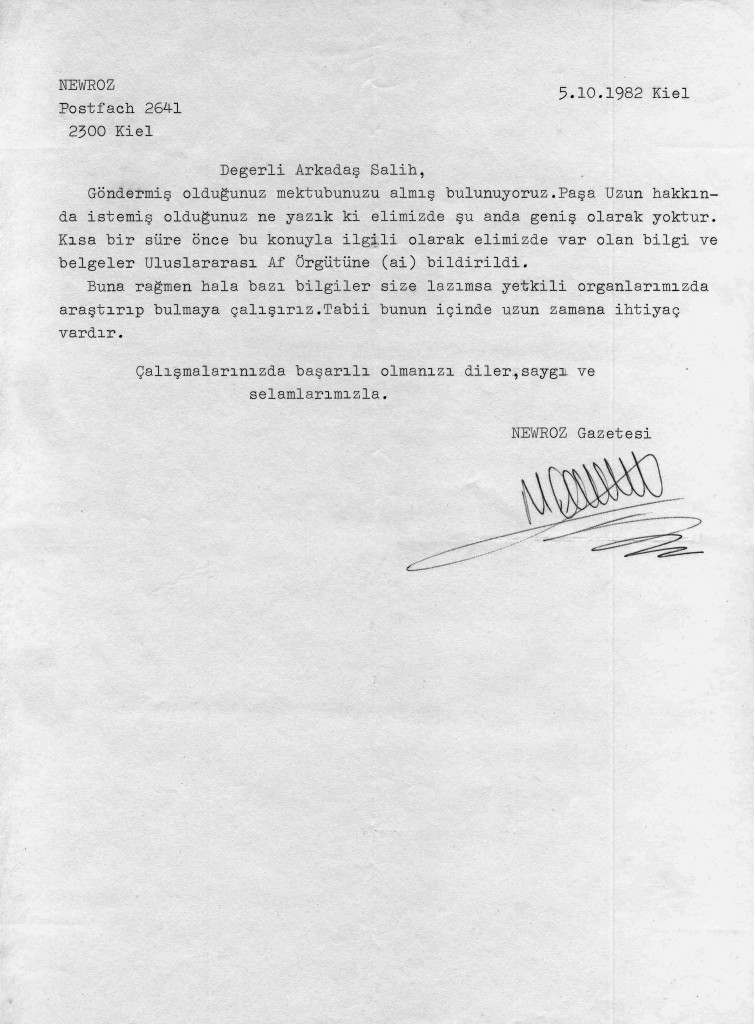 05-10-1982 - Newroz Gazetesi'nden -2