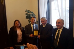 Marcelliana titular bishop and auxilliary bishop Vaclav Maly, hosted the Kurdish parliamentary delegation in Prague