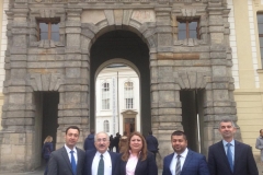 Kurdish parliamentary members were hosted by the presidential palace of the Czech Republic